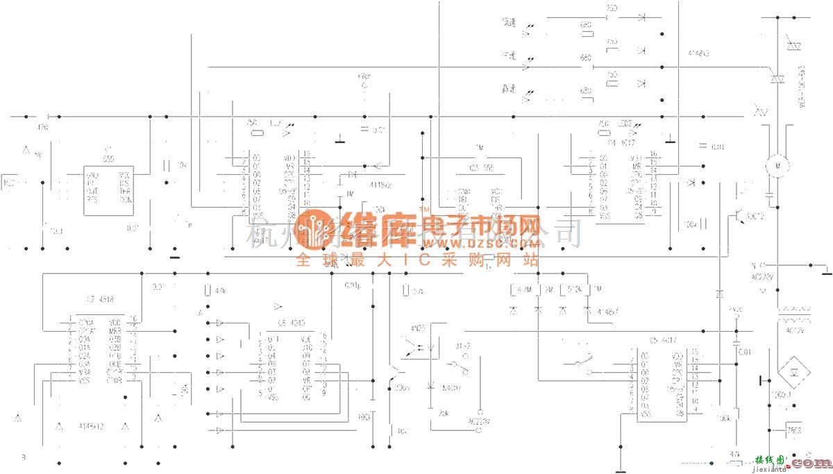 遥控电路（综合)中的老式电风扇的遥控改装  第1张