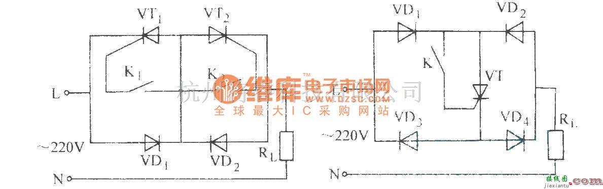 晶闸管控制中的普通晶闸管借用阳极电压触发电路  第2张