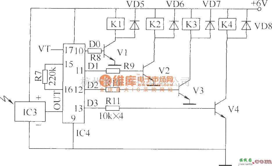 遥控电路（综合)中的无线遥控开关电路(二)  第2张