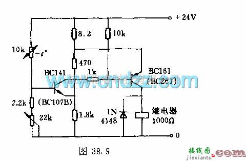 温控电路中的采用互补晶体管的双位温度调节电路  第2张