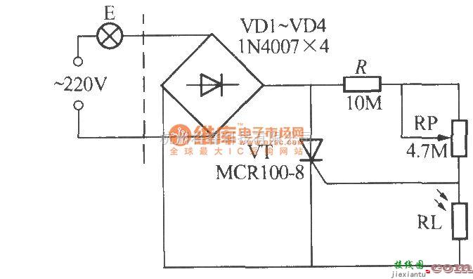 灯光控制中的简易光控路灯电路(2)  第1张