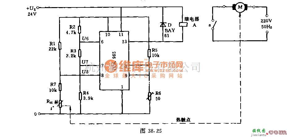 温控电路中的温度控闭保护电路  第2张