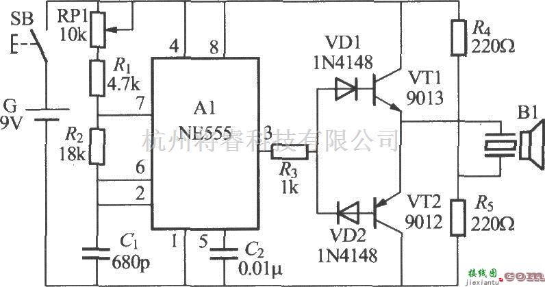 灯光控制中的超声波遥控延迟灯接收器  第1张