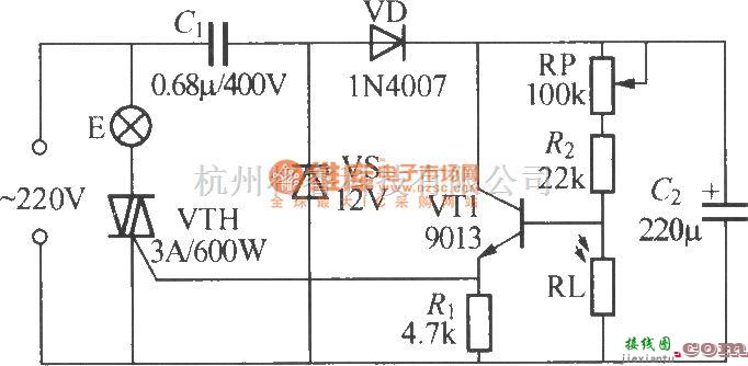 灯光控制中的简易光控路灯电路(5)  第1张