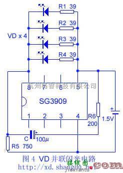 灯光控制中的实用的闪烁灯电路  第6张