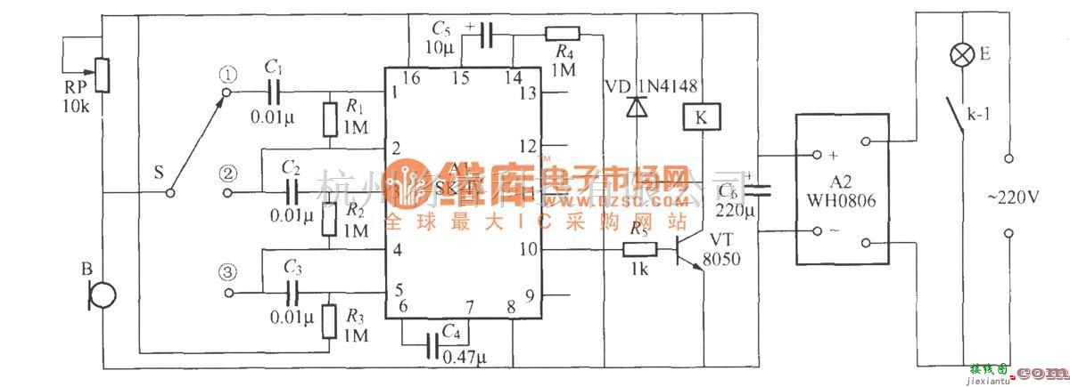 灯光控制中的声波遥控灯开关电路(2)  第1张