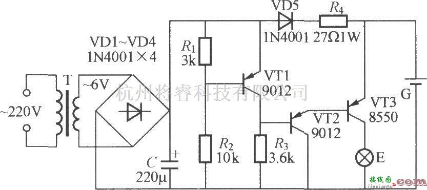 灯光控制中的停电应急灯电路(1)  第1张