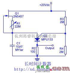 定时控制中的长时间计时器电路  第1张
