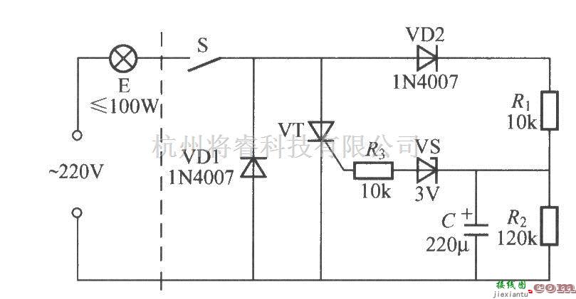 灯光控制中的白炽灯延寿开关电路(3)  第1张