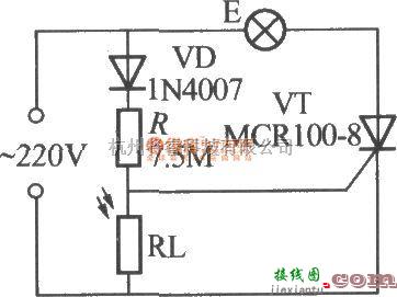 灯光控制中的简易光控路灯电路(1)  第1张