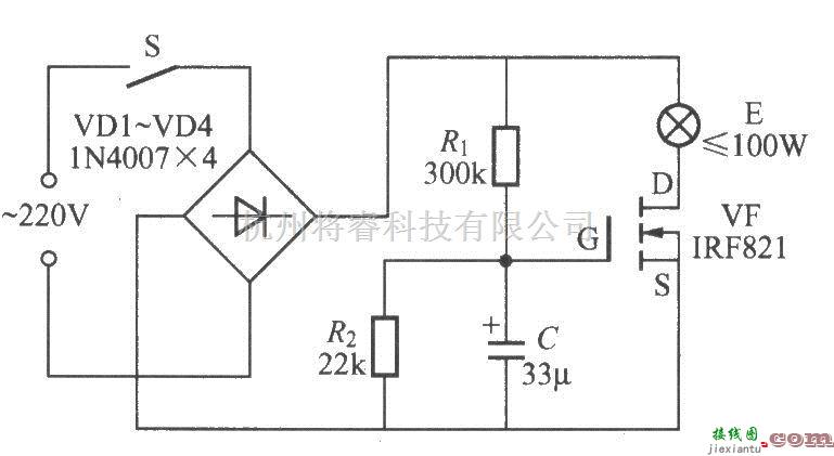 灯光控制中的白炽灯延寿开关电路(4)  第1张