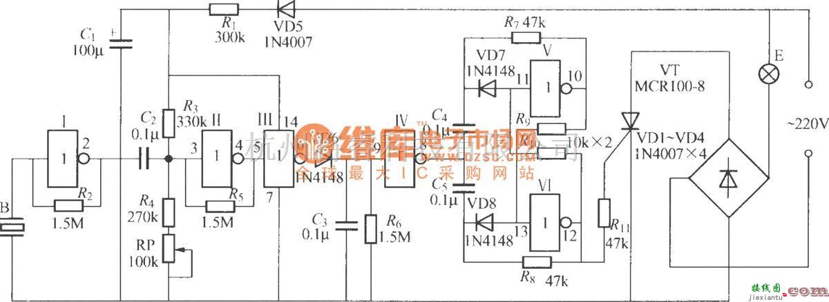 灯光控制中的声波遥控灯开关电路(1)  第1张