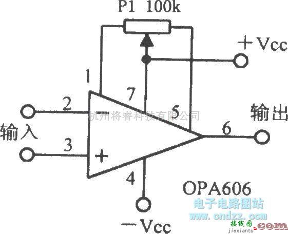 运算放大电路中的宽带Difet运算放大电路OPA606  第2张