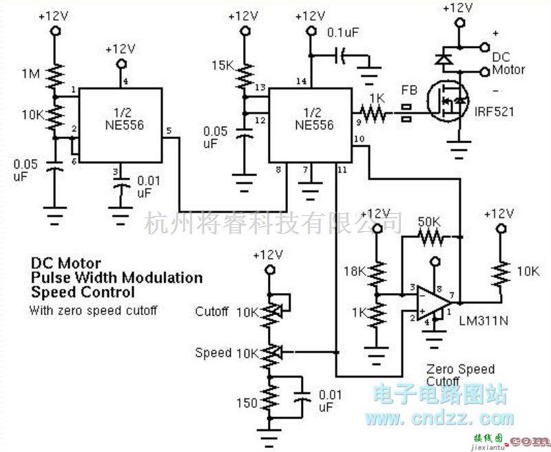 自动控制中的直流电机PWM调速电路  第1张