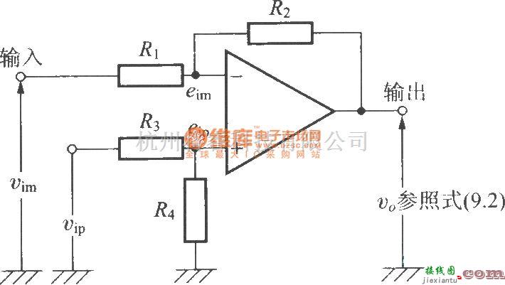 运算放大电路中的基于运放的差动放大器  第1张