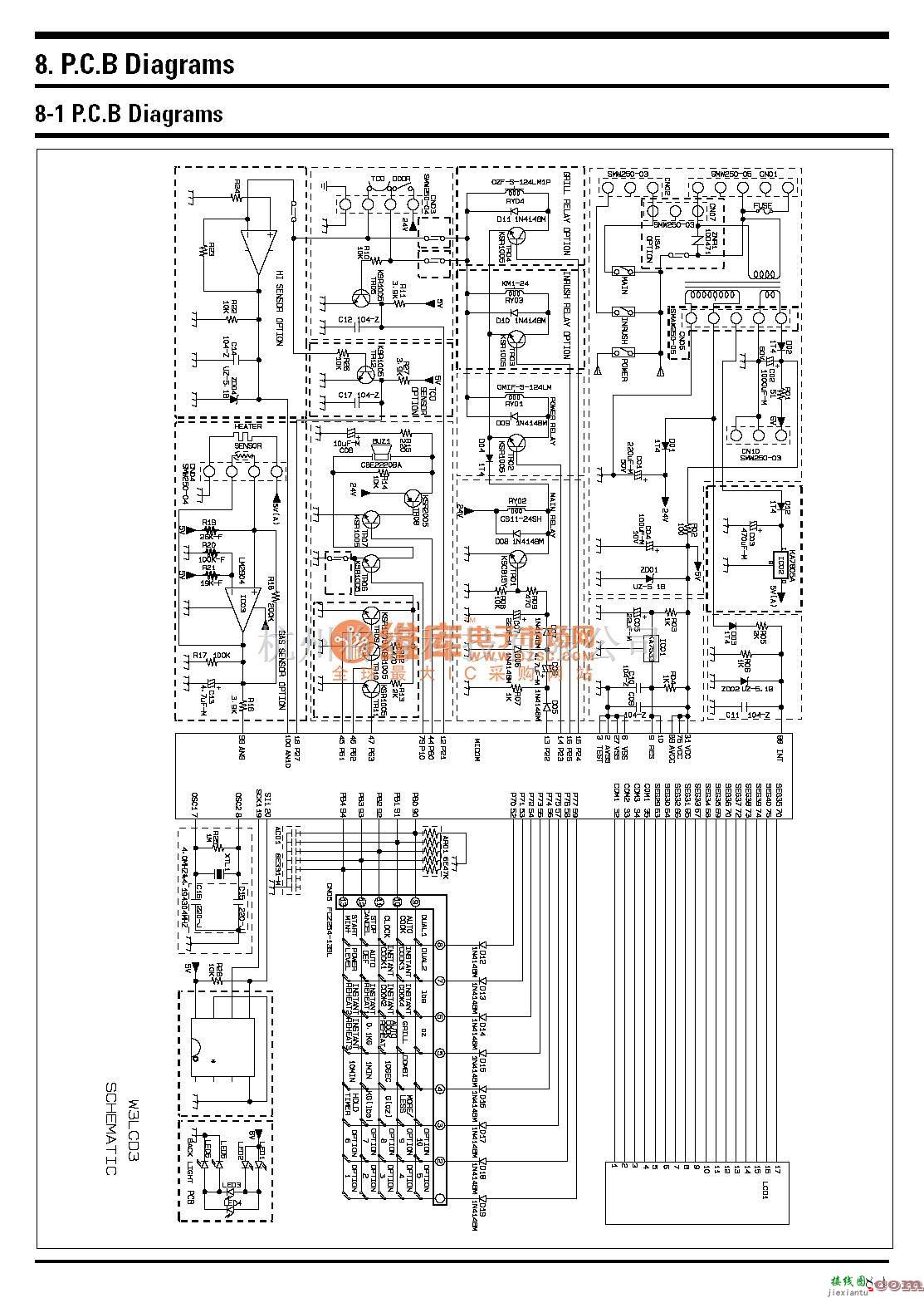 自动控制中的SAMSUNG  CME20G微波炉电路 第1张