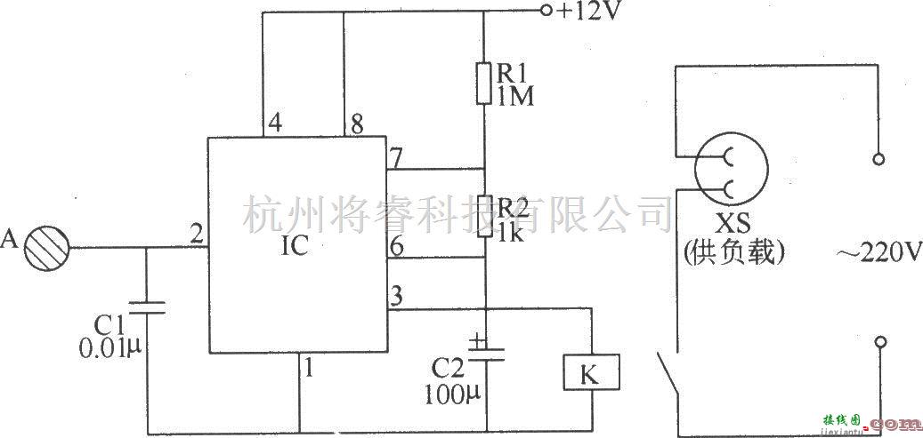 开关电路中的触摸式电子开关电路(四)  第1张