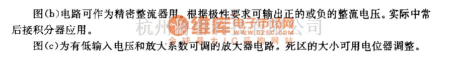 运算放大电路中的采用运算放大器的限制器和整流器电路  第2张