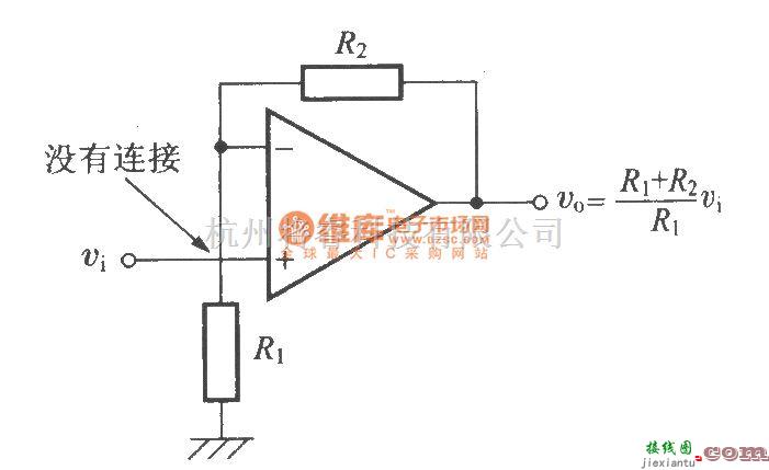 运算放大电路中的非反转放大电路  第1张