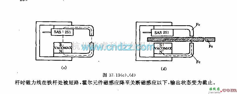 自动控制中的采用霍尔集成电路SAS251的磁控开关电路  第2张