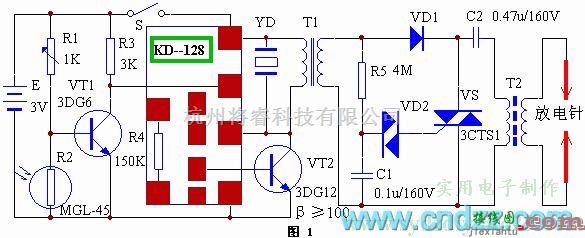 报警控制中的能自动点火的煤气熄火报警器电路  第1张