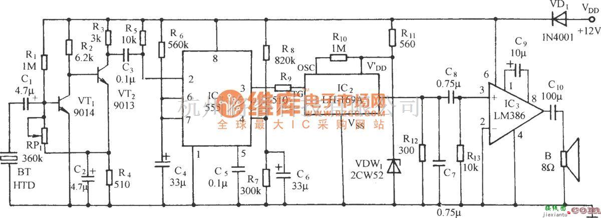 报警控制中的珍贵文物微振动防盗语言报警电铃  第1张