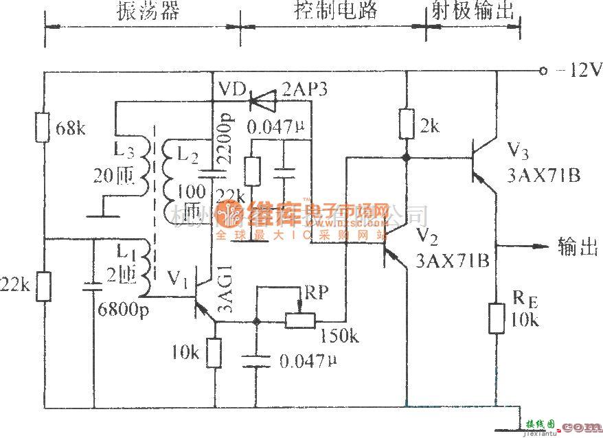 开关电路中的晶体管接近开关  第1张