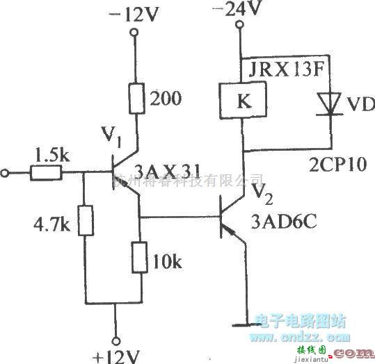 开关电路中的射极跟随器与反相器联合应用电路  第1张