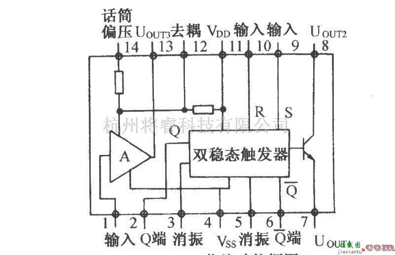 自动控制中的用SL517A的声控音乐插座电路  第2张