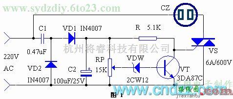 报警控制中的家电过压保护器电路  第1张