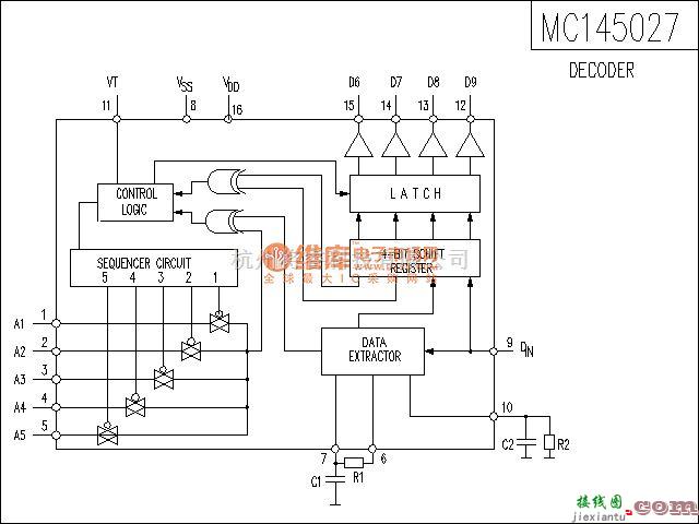 自动控制中的MC145027电路  第1张