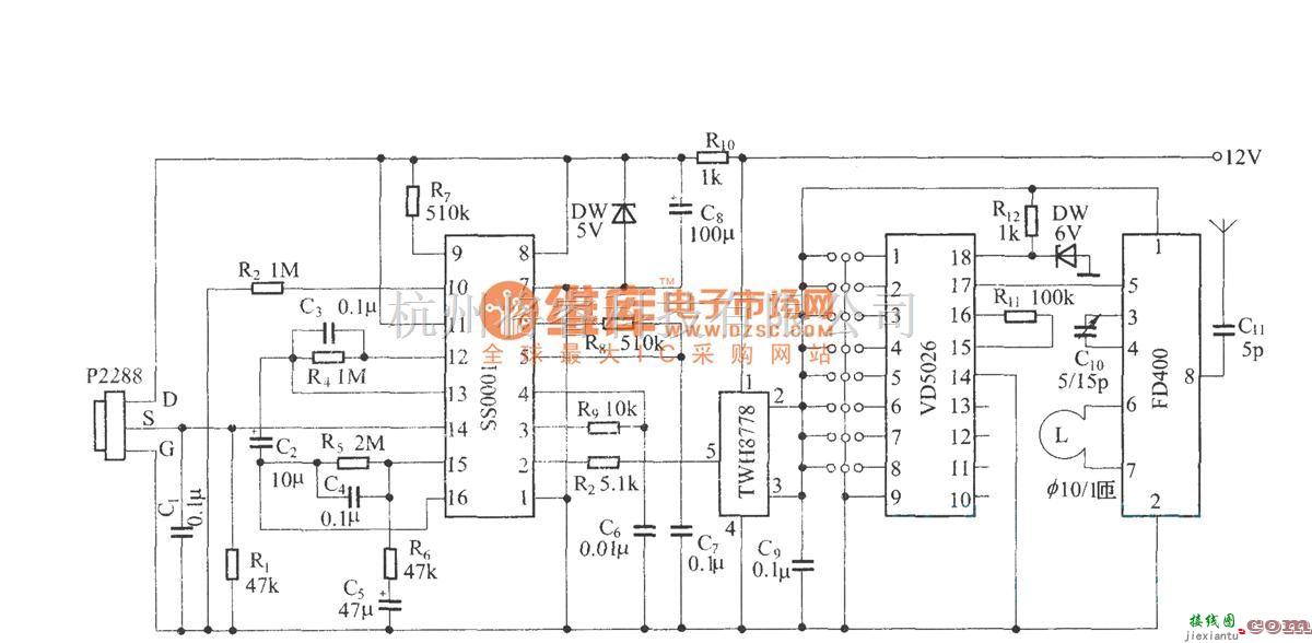 报警控制中的家用防盗报警器  第1张