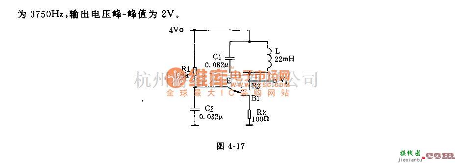 正弦信号产生中的单结晶体管正弦波振荡器电路  第2张