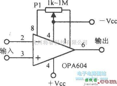 运算放大电路中的FET输入高保真运算放大电路OPA60４  第2张