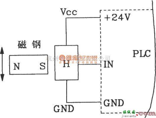 霍尔传感器中的HK-1型霍尔接近开关用于数控机床PLC电路  第1张