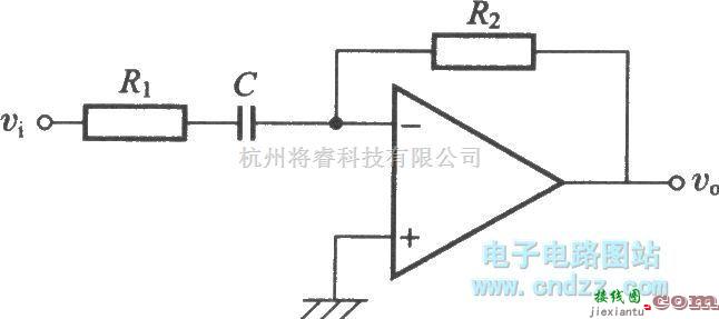 运算放大电路中的一阶旁路滤波器  第1张