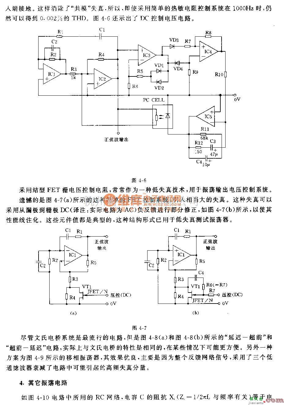 正弦信号产生中的新型低失真正弦波振荡电路  第3张