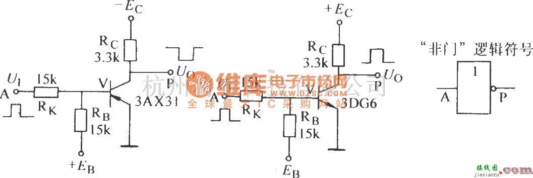 数字电路中的非门电路  第1张