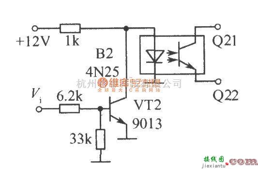 光电耦合器中的光电耦合器组成的开关电路(二)  第1张