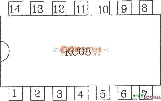 可控硅专项中的可控硅过零触发器KC08应用电路图  第1张