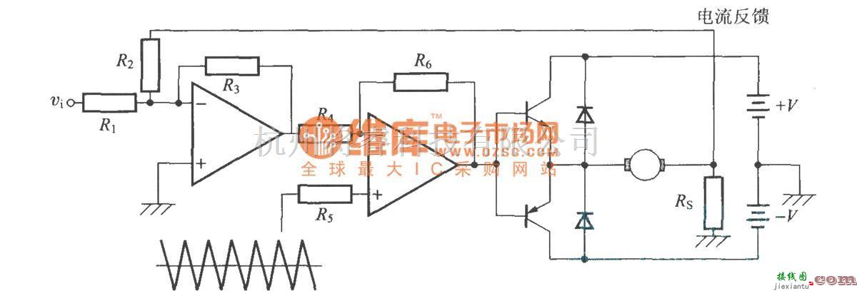 模拟电路中的PWM方式电流控制方式电路  第1张