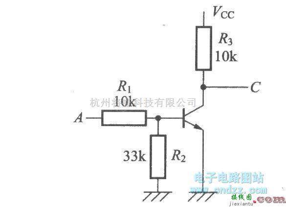 数字电路中的用晶体管构成的NOT电路  第1张