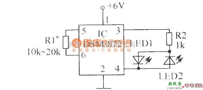 LED电路中的DSM-872典型应用电路(一)  第1张