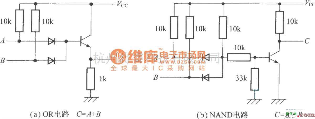 数字电路中的用晶体管构成的逻辑电路  第1张