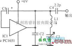 高频信号产生中的用 μPC1651制作的超高频振荡器  第1张