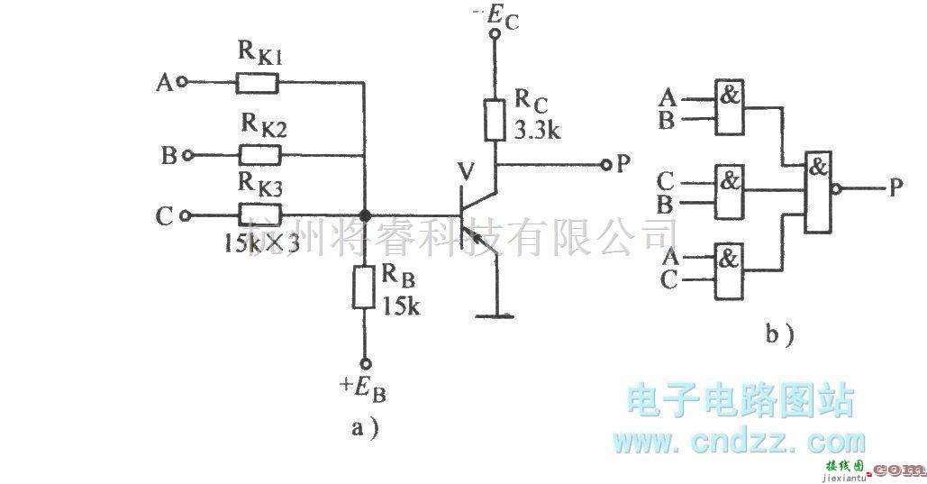 数字电路中的电阻-晶体管门电路  第1张