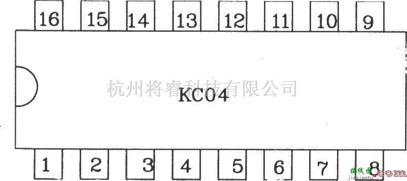 可控硅专项中的可控硅移相触发器KC04典型应用电路图  第1张