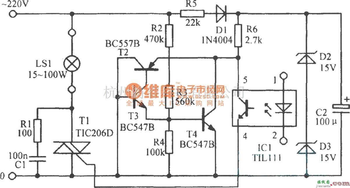 模拟电路中的LED信号放大电路  第1张