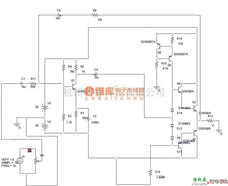 运算放大电路中的15W 放大器  第1张