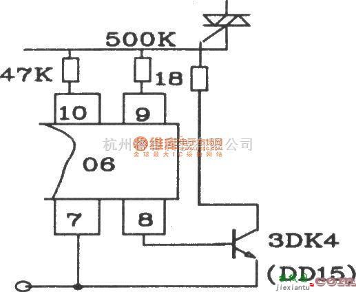 可控硅专项中的可控硅移相触发器KC06应用电路图  第4张